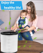 BBT BAMBOOST Filtro de repuesto KJ80 compatible con purificador de aire Druiap...