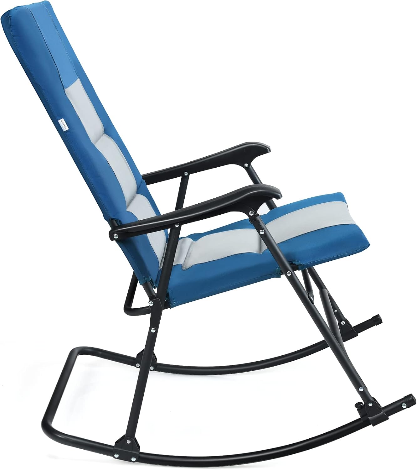Tangkula Mecedora plegable, mecedora plegable para acampar con asiento...