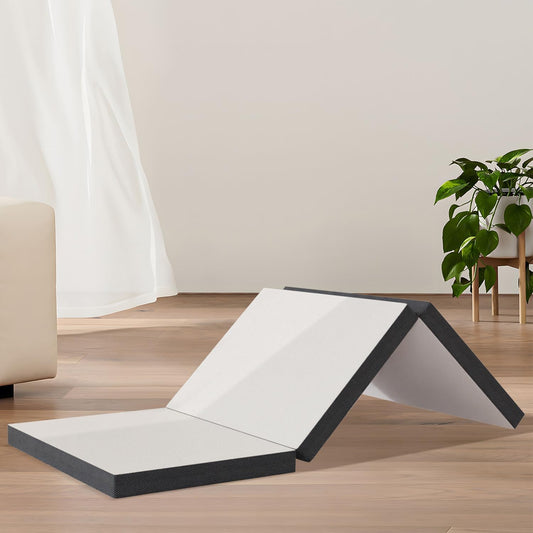 Colchón triple de 4 pulgadas, colchón plegable con certificado CertiPUR-US,