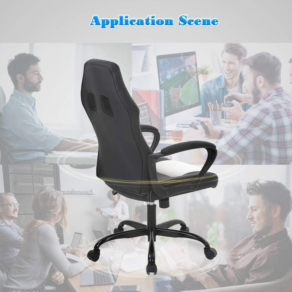 BestOffice - Silla de oficina para escritorio de juegos, silla de juegos de...