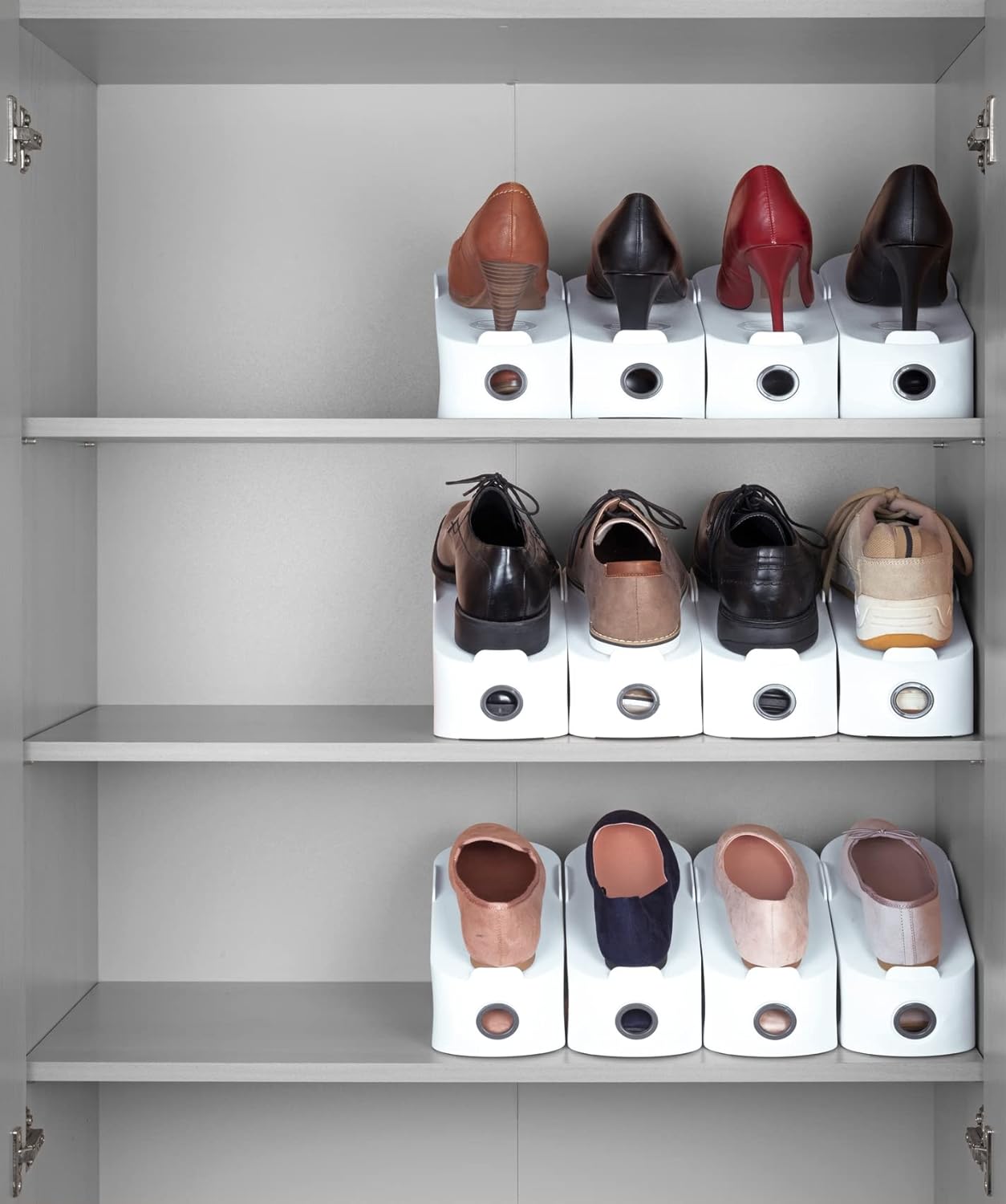 WENKO Organizadores para Zapatos, 4 uds. Zapatero, 11, 2.0 x 5.9 x 11.4 in,