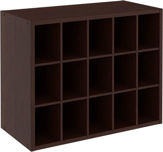 Organizador ClosetMaid de 15 cavidades, color cereza oscuro