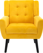 Dolonm Midcentury - Silla decorativa moderna con brazos, silla auxiliar de...