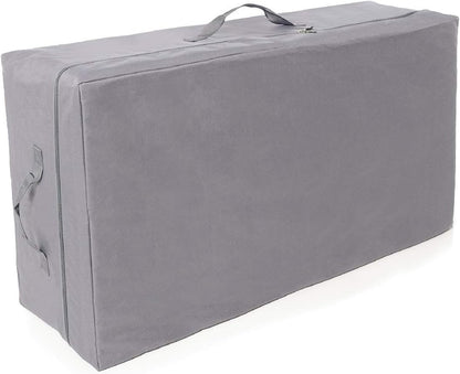 Funda de transporte de tres pliegues colchón de 4 pulgadas, tamaño Queen de 78