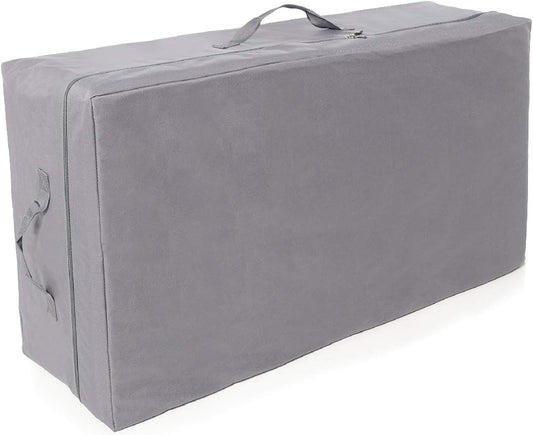 Funda de transporte de tres pliegues colchón de 4 pulgadas, tamaño Queen de 78