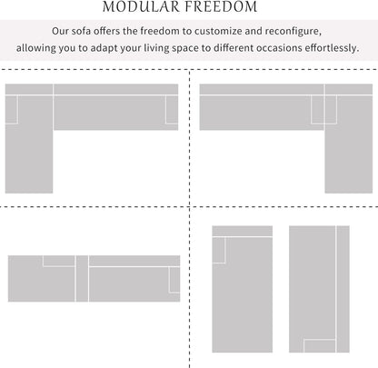 Modernos sofás modulares para sala de estar, juegos de muebles modulares