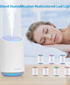 Mini humidificador, humidificador de niebla fría para bebé, humidificador de...