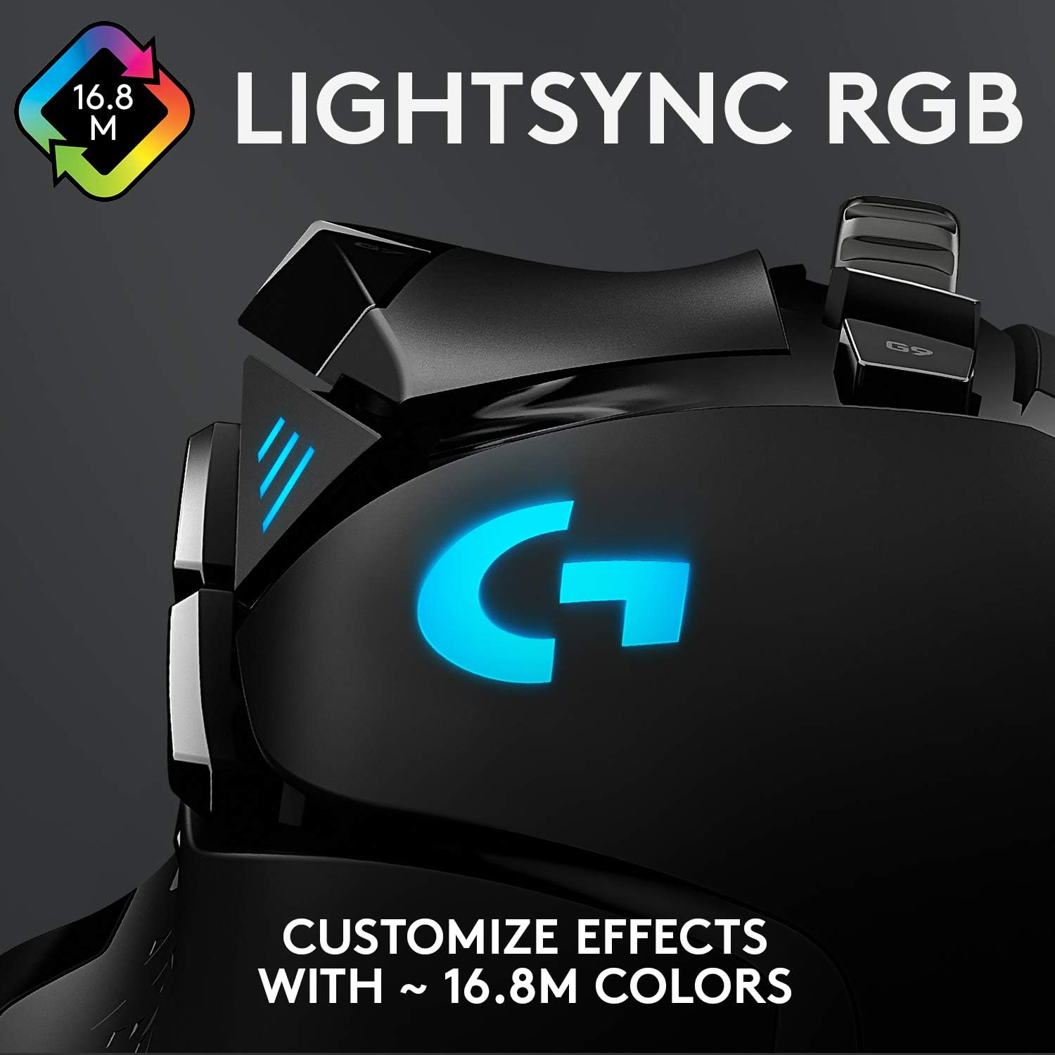 Logitech G502 HERO - Mouse para juegos de alto rendimiento con cable, sensor...