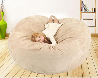 Funda para silla puff (sin relleno), lujosa silla gigante de 678 pies para