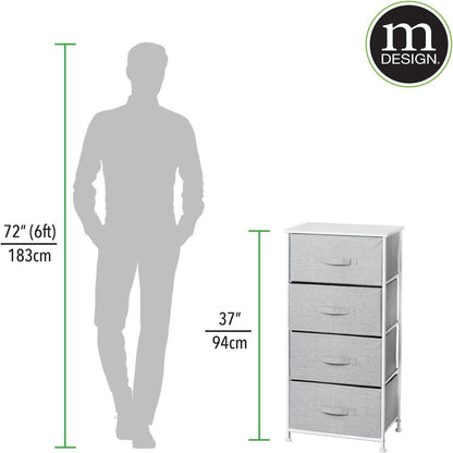 mDesign Cajonera vertical con 4 cajones