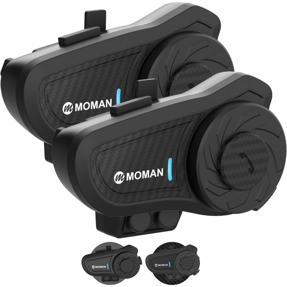 Auriculares inalámbricos para casco de motocicleta Moman H2