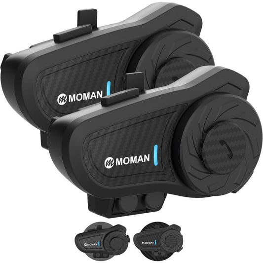Auriculares inalámbricos para casco de motocicleta Moman H2