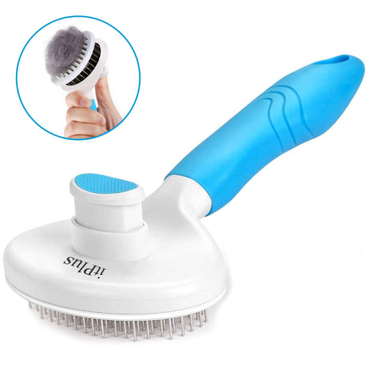 Cepillo deslizante de autolimpieza para gatos, cepillo de gato amigable con la...