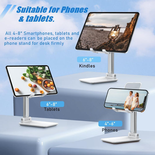 Soporte para teléfono celular, soporte de teléfono celular ajustable en ángulo...