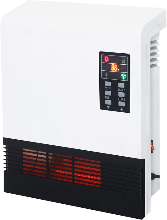 Comfort Glow QWH2100 Horno de confort de montaje en pared de cuarzo infrarrojo