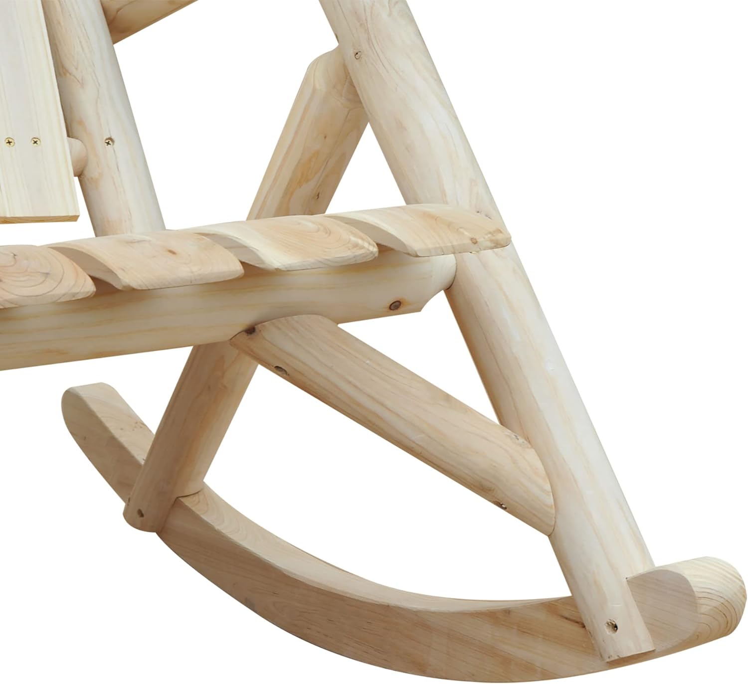 Outsunny Mecedora de madera para exteriores, silla mecedora Adirondack para...