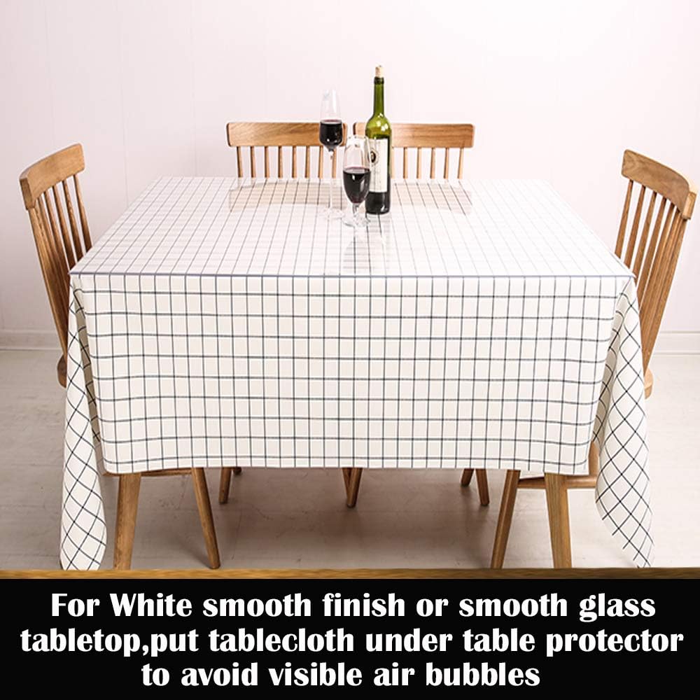 Protector transparente y rectangular de 1.5 mm de grosor para mesa de comedor,...