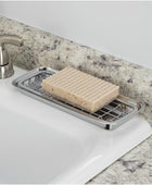 InterDesign Gia charola para jabón para lavabo de cocina - Diseño de escurrido...