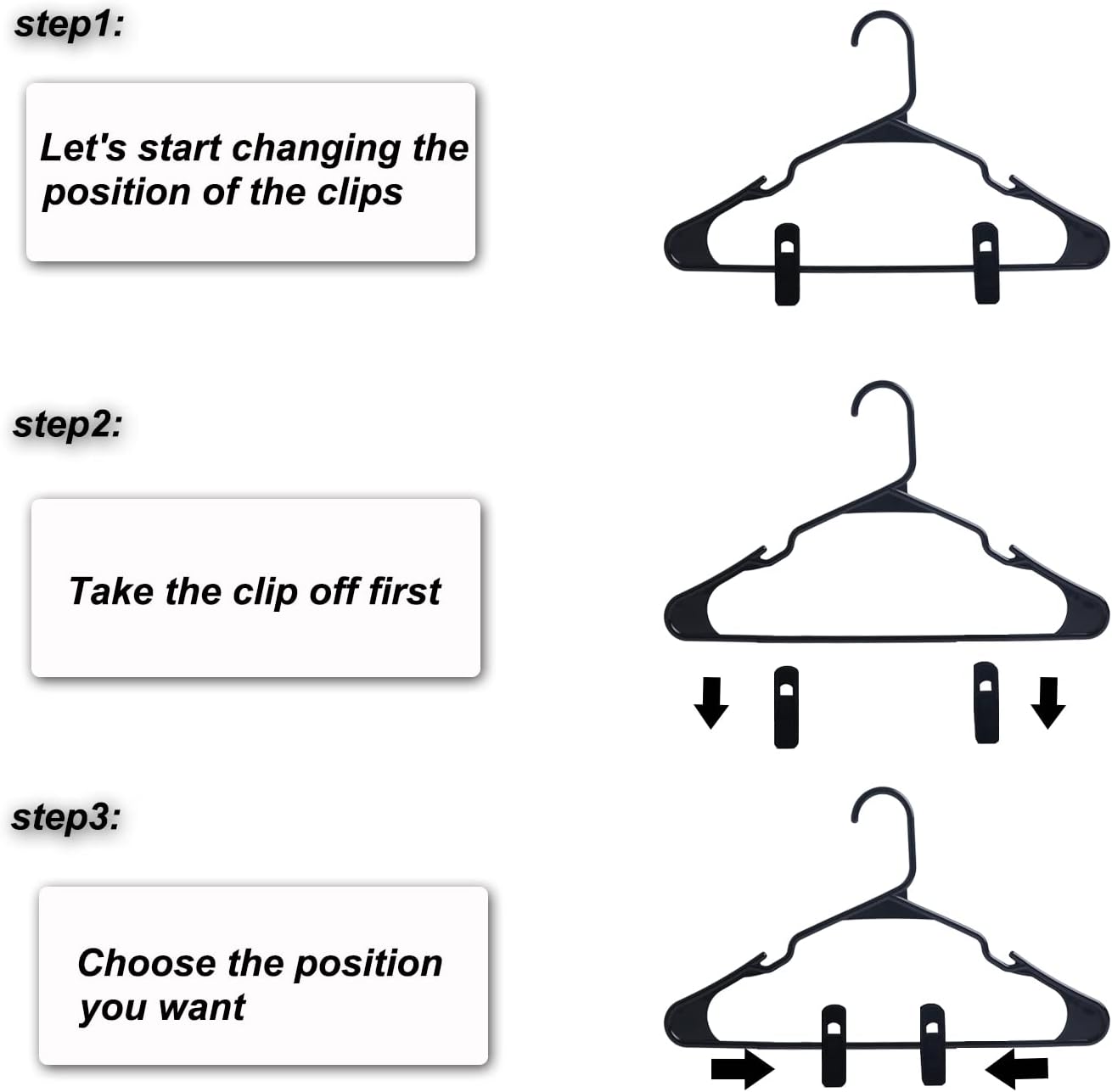 Clips de terciopelo para perchas de terciopelo 24 piezas de clips de terciopelo