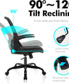 KERDOM Silla de oficina, silla de escritorio ergonómica, silla de computadora...