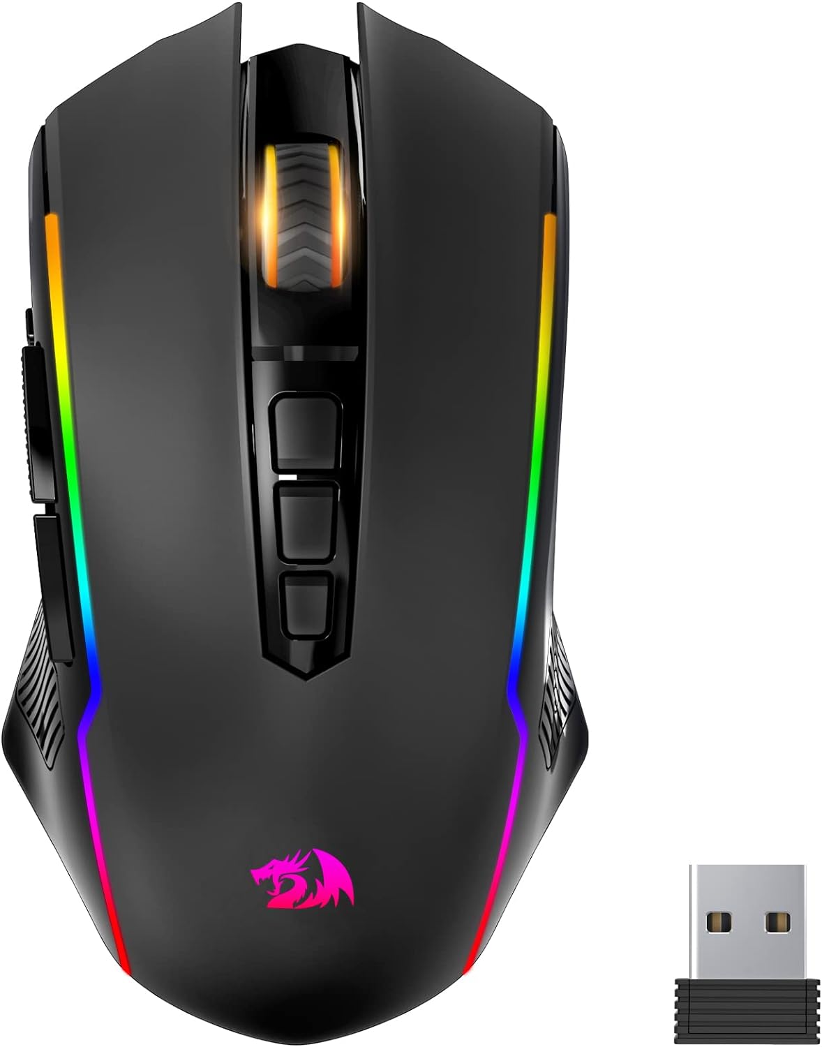 Redragon Mouse para juegos, mouse inalámbrico para juegos con 8000 DPI, ratones...