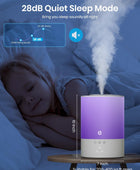 Esemoil Humidificadores de niebla fría para dormitorio, habitación grande,...