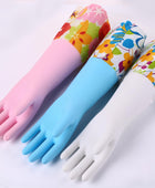 3 pares de guantes de limpieza de goma, guantes de cocina para el hogar y