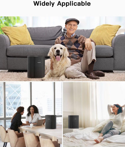 HY1800 Purificadores de aire para dormitorio, filtro HEPA para humo, alergias,