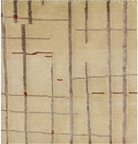 Art of Knot Alfombra Skala, 5' x 8', bronceadogranatebronceado