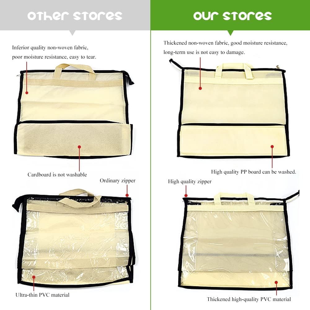 Organizador de almacenamiento de 5 piezas para colgar bolsos, no tejido,...