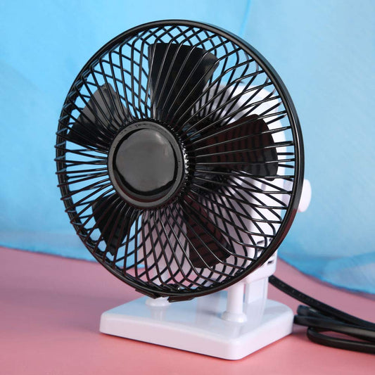 Mini ventilador eléctrico mesa escritorio 2 velocidades gran viento silencioso...