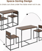 Juego de mesa de comedor, mesa y sillas de comedor de 3 piezas, juego de mesa