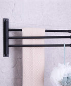 GERZWY Toallero de baño Swing Out Towel Bar SUS 304 Acero Inoxidable Baño...