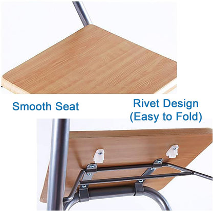 Taburete plegable para el hogar, silla de bar de 2729 pulgadas, taburete alto