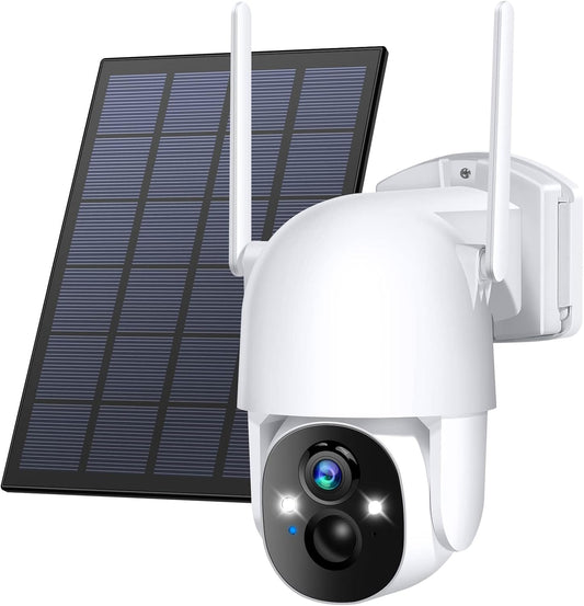 Solar Security Cameras Wireless Outdoor, Wireless Cameras for HomeOutdoor...