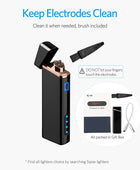 Encendedor eléctrico, encendedor de arco eléctrico, recargable por USB,...