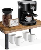 Accesorios de barra de café y organizador de encimera, organizador de estación...