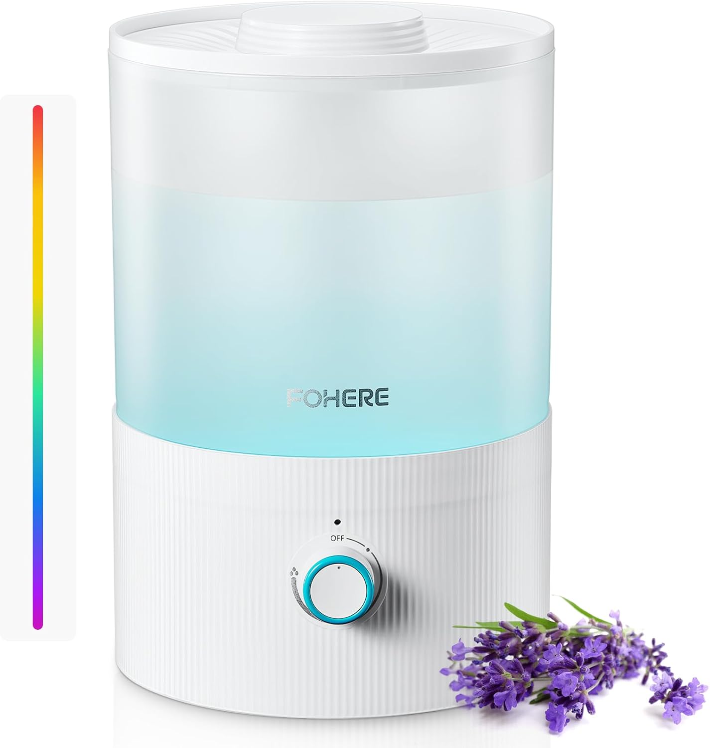 FOHERE Humidificadores para dormitorio, humidificador ultrasónico de niebla...