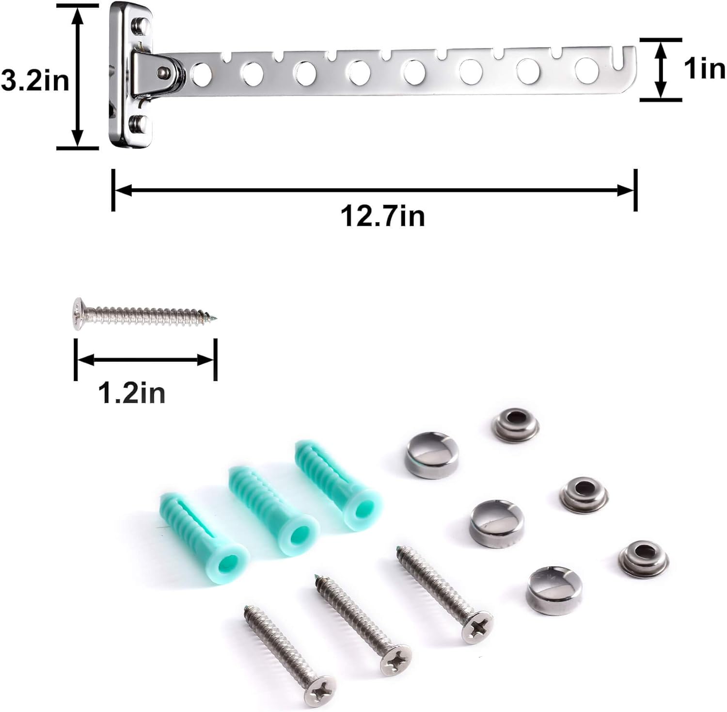 Perchas para ropa de pared, colgador de ropa, colgador de ropa para colgar en