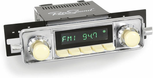 RetroSound HC-304-68-78 Hermosa radio de ajuste directo para vehículos clásicos...