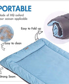 Cama para perro de campamento de 40 x 32 pulgadas, al aire libre, impermeable,...