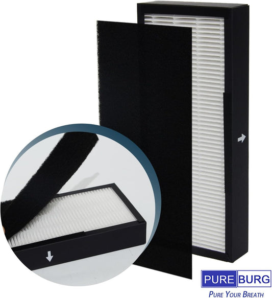 PUREBURG Filtro de repuesto compatible con purificadores de aire Alen T100...