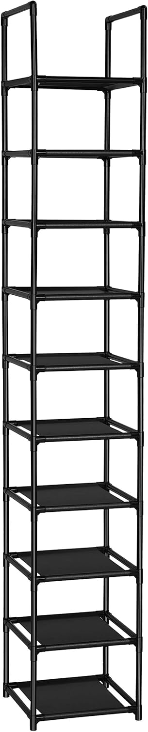 FIDUCIAL HOME Zapatero de 10 niveles que ahorra espacio, vertical, de pares...