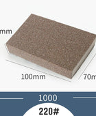 Grano 1000, esponja de nano esmeril, esponja para fregar, borrador de óxido,