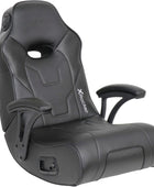 X Rocker Video Gaming Chair for Adults, XL Floor Rocker Chair with Built-in...