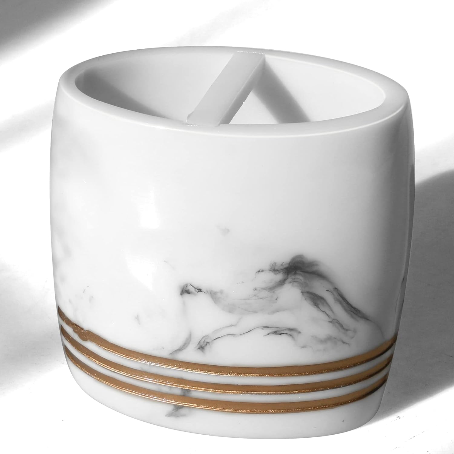 Juego de 4 accesorios de baño de resina que incluye vaso, jabonera, dispensador...
