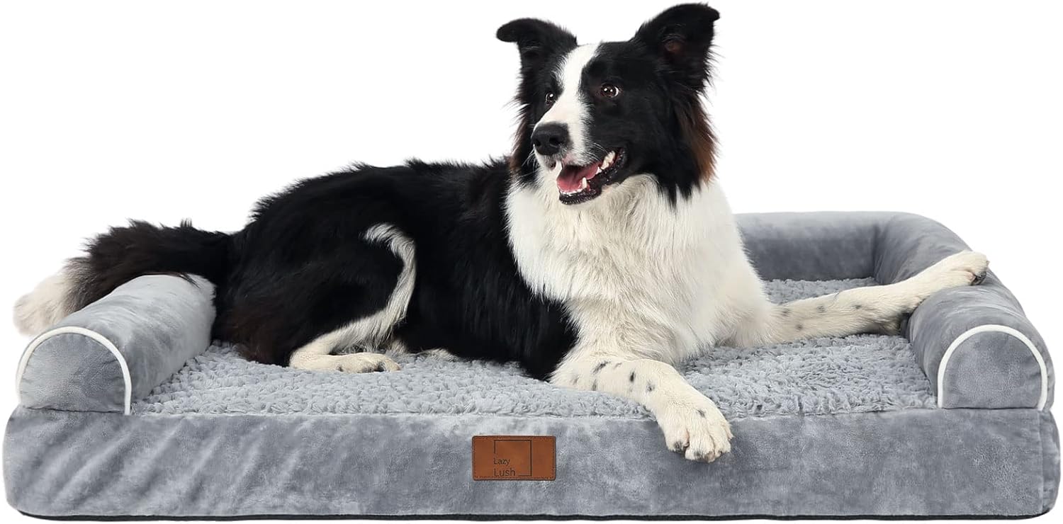Cama grande para perros, camas para perros grandes, cama grande lavable con
