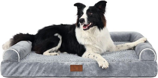 Cama grande para perros, camas para perros grandes, cama grande lavable con