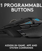 Logitech G502 HERO - Mouse para juegos de alto rendimiento con cable, sensor...