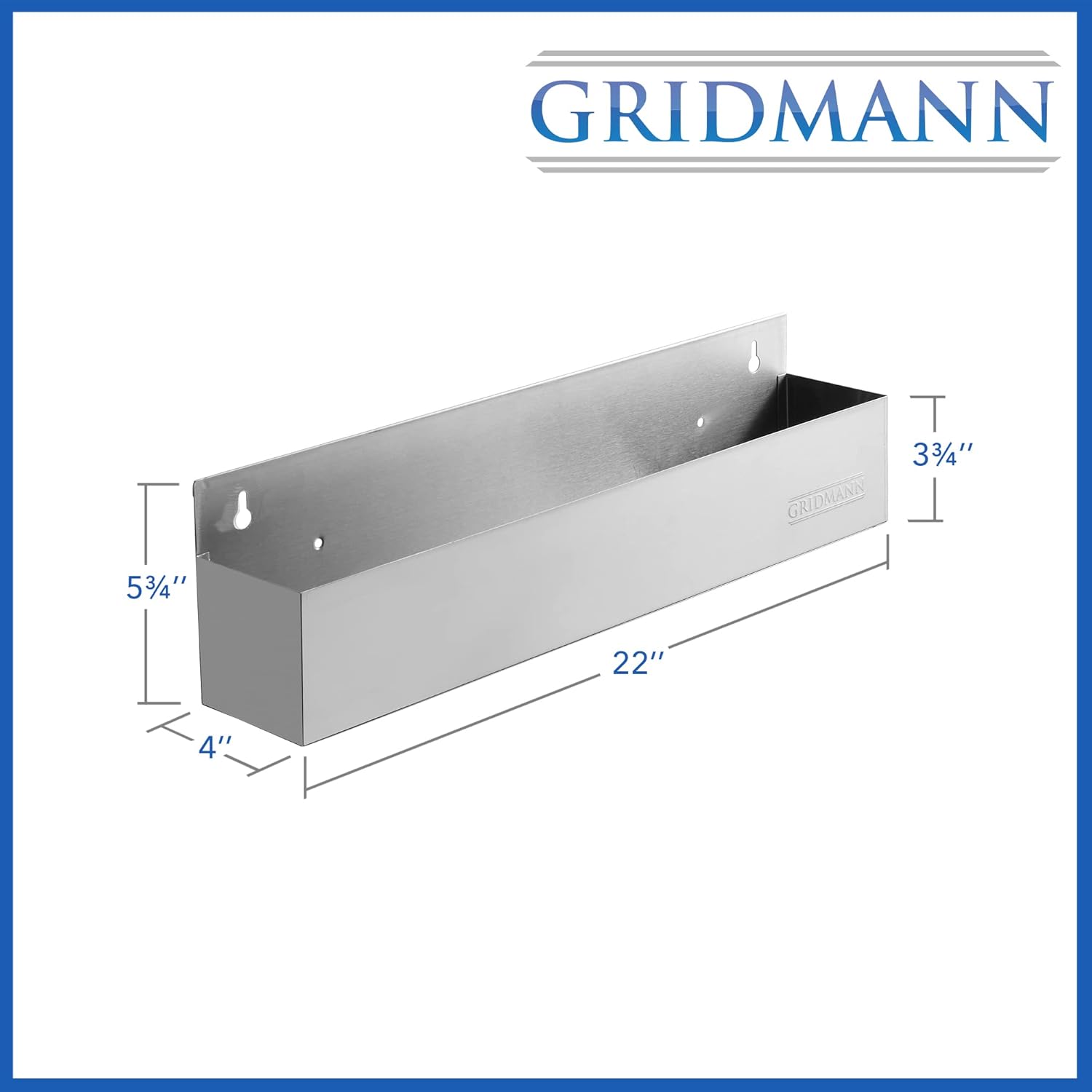 GRIDMANN Riel de velocidad única de 22 pulgadas - Soporte para botellas de...